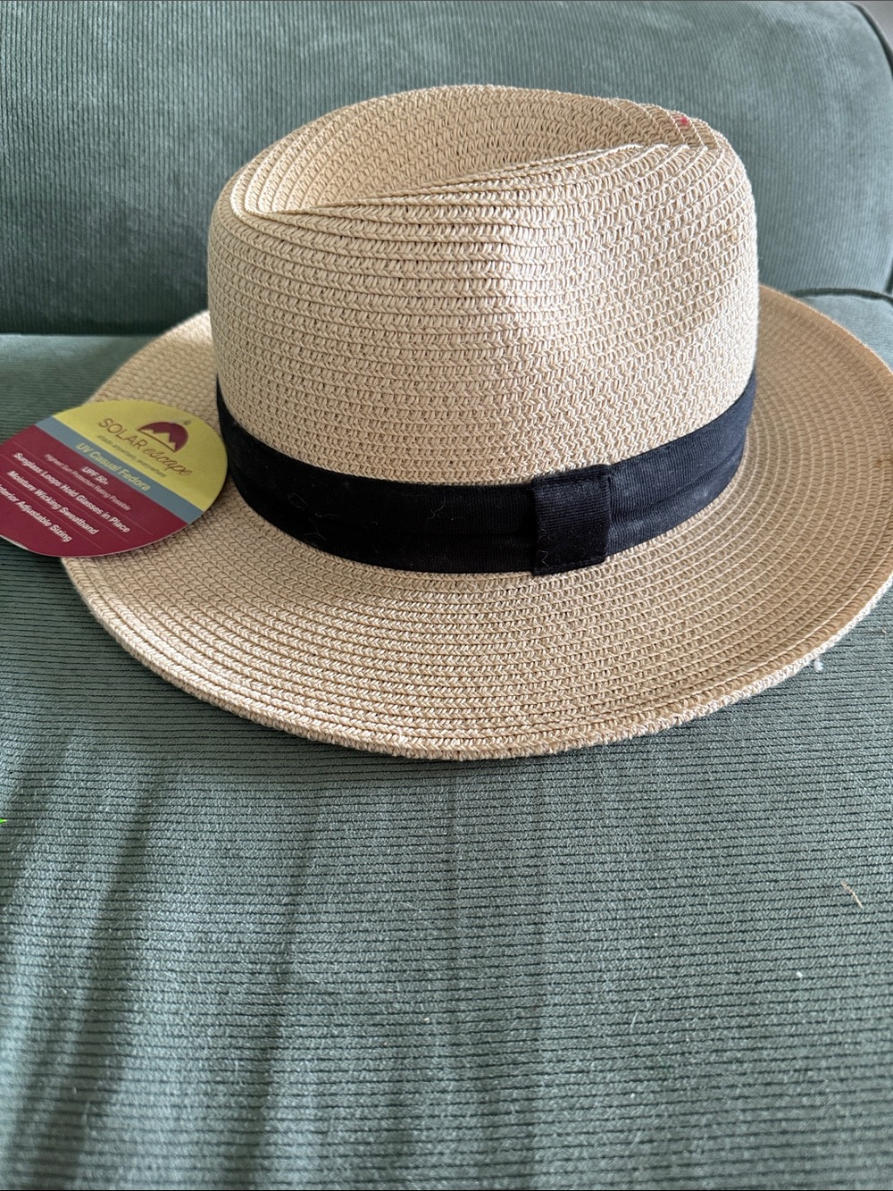 Men’s UV Straw Fedora